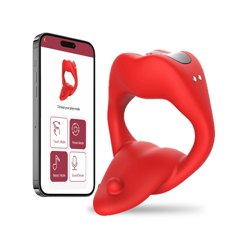 Lurevibe - Penis Ring Tongue Design with 9 Vibration Modes Lurevibe - Penis Ring Tongue Design with 9 Vibration Modes