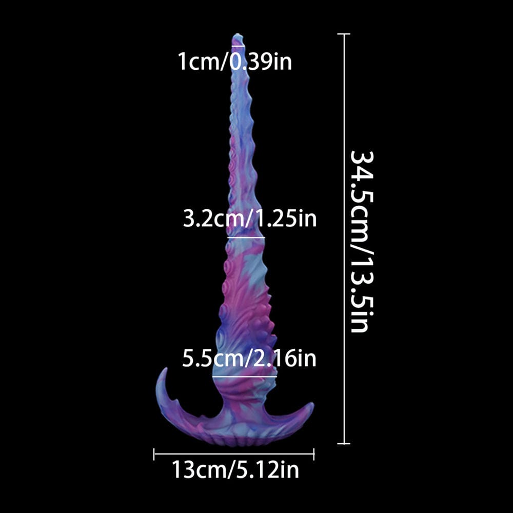13.5 Inches Long Dildo Huge Anal Plug Monster Fantasy Knot Dildos - Lurevibe