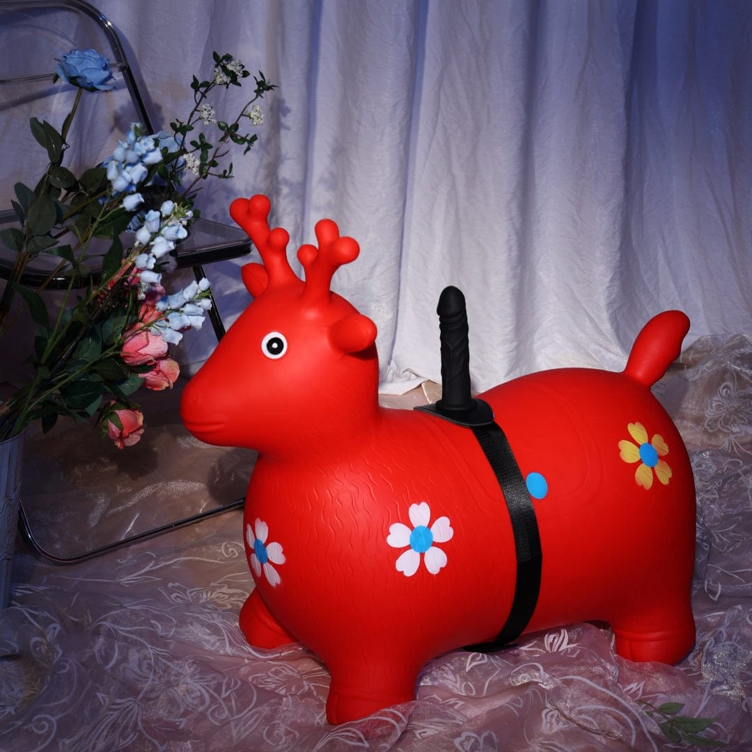 Inflatable Deer Mount Thrusting Dildo Machine - Lurevibe