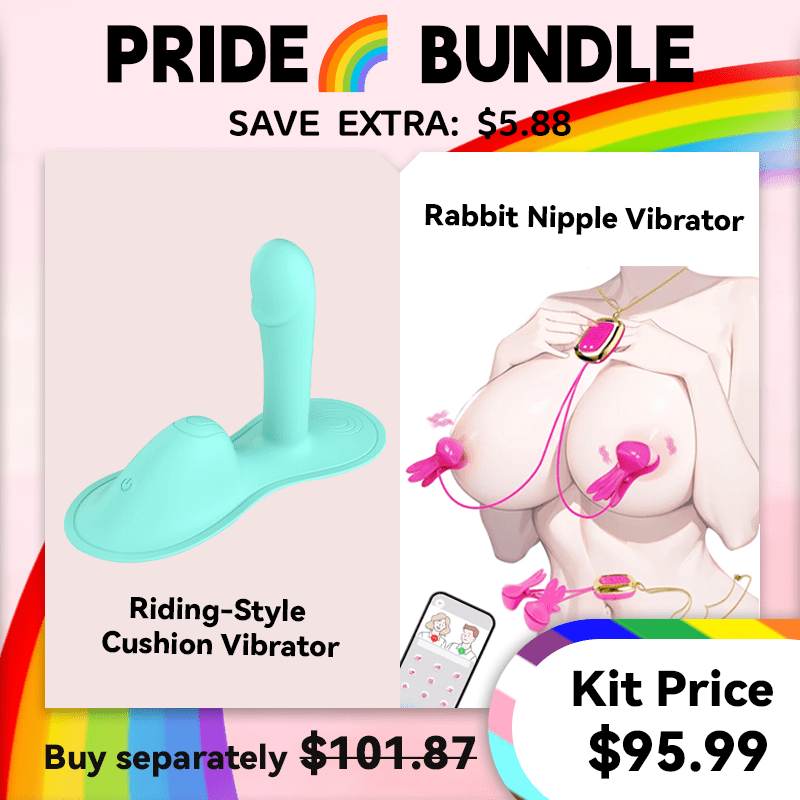 Riding-Style Cushion G Spot Vibrator For Intense Clitoral G-spot Anal Stimulation with APP - Lurevibe