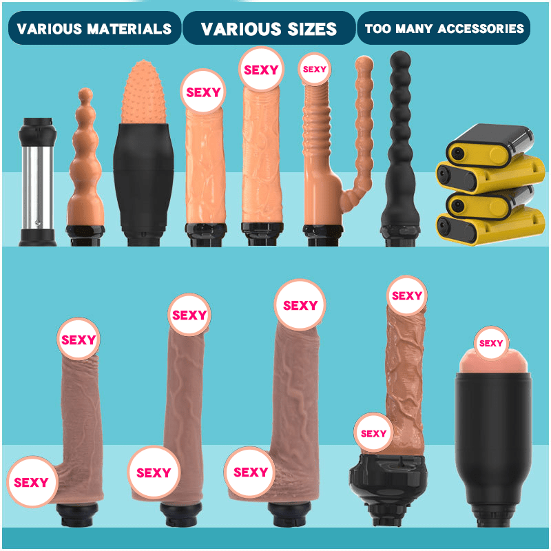 Leather Bag Sex Machine And Pillow Dildo Machine Accessories - Lurevibe