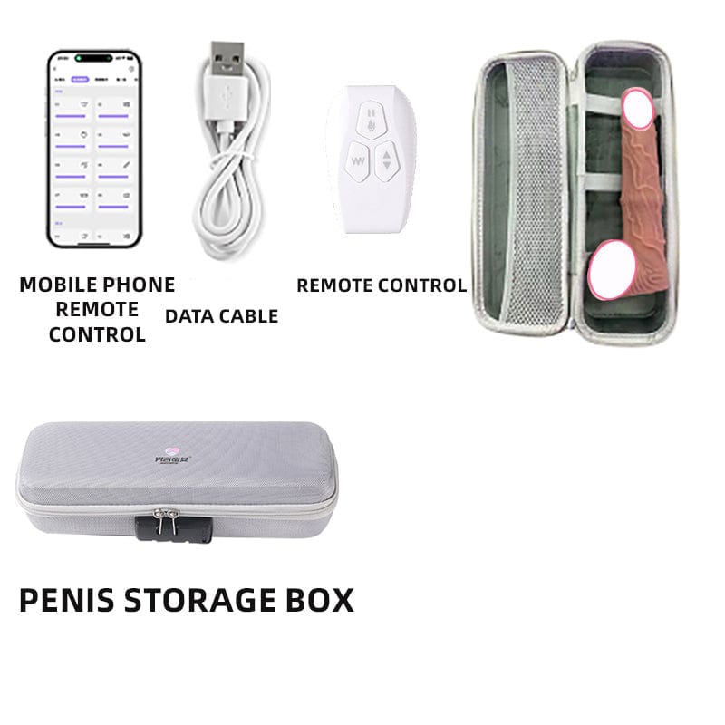 Upgraded Fun Plush Toys Thrusting Dildo Machine Sex Toy - Lurevibe