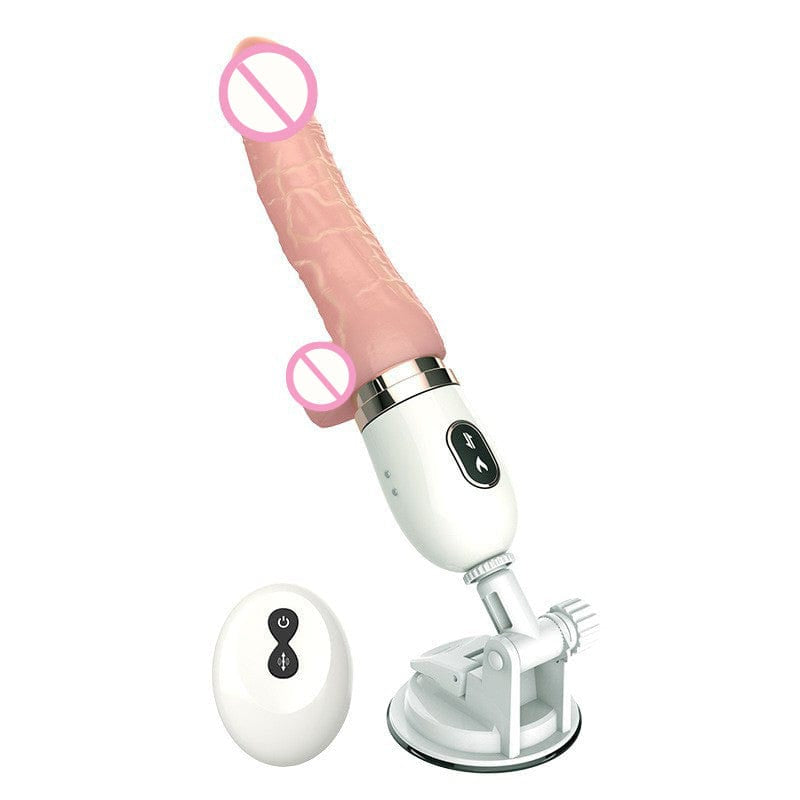 Lurevibe - Small Dildo Machine Suction Cup Vibrant Toys with Remote Control - Lurevibe