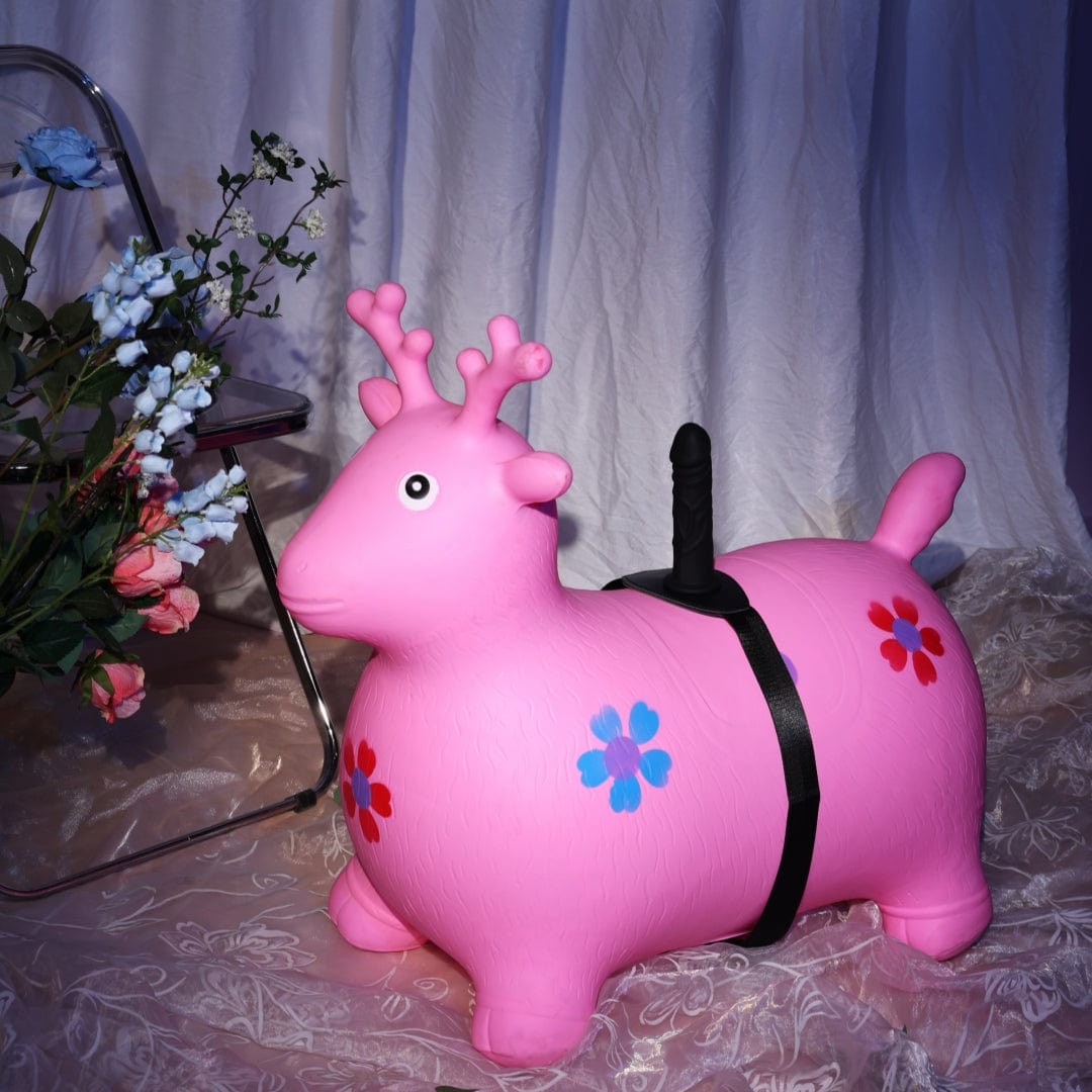 Inflatable Deer Mount Thrusting Dildo Machine - Lurevibe