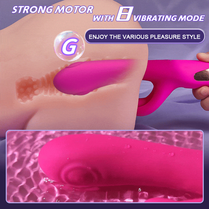Bunny Clitoris 7 Snapping 10 Tapping Clitoral G Spot Vibrator - Lurevibe