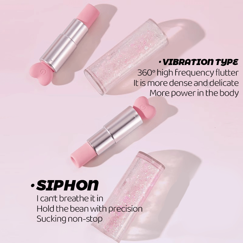 Liquid Quicksand Lipstick Vibrator Female Sucking Licking Clitoris Masturbator - Lurevibe