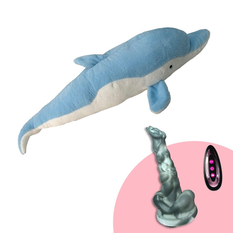 Plush Dildo Machine Thrusting Licking Dildo Machine Sex Toy With Remote Control - Lurevibe