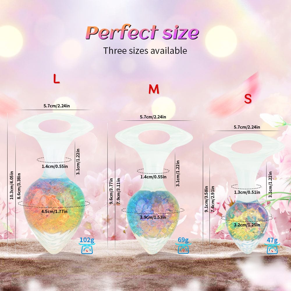 Love-shaped Crystal Wearable Butt Plug for Anal Sex