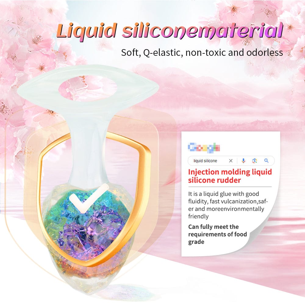 Diamond Crystal Rainbow Wearable Butt Plug Anal Sex Toy - Lurevibe