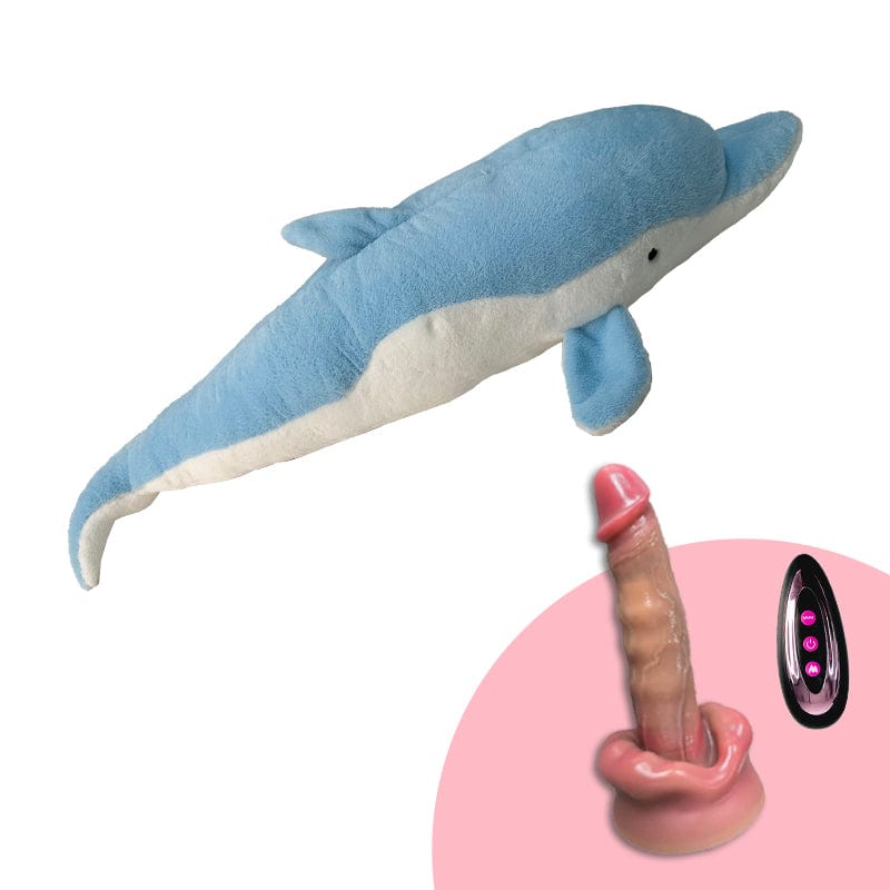 Plush Dildo Machine Thrusting Licking Dildo Machine Sex Toy With Remote Control - Lurevibe