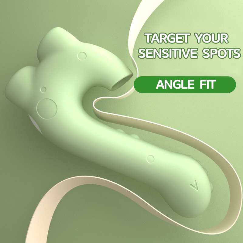 Little Dinosaur Sucking Heating Vibrator - Lurevibe