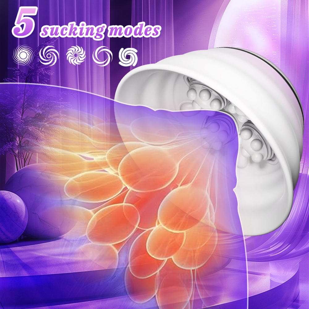 Angel 5 Vacuum Suction 10 Vibration Breast Massagers With Remote - Lurevibe