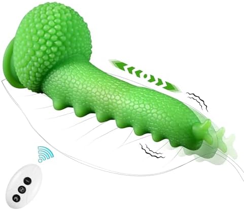 9.06in Thrusting Monster Snail Dildo Vibrator with 3 Thrusting & 9 Vibrating Modes - Lurevibe