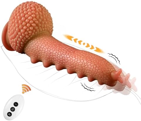 9.06in Thrusting Monster Snail Dildo Vibrator with 3 Thrusting & 9 Vibrating Modes - Lurevibe