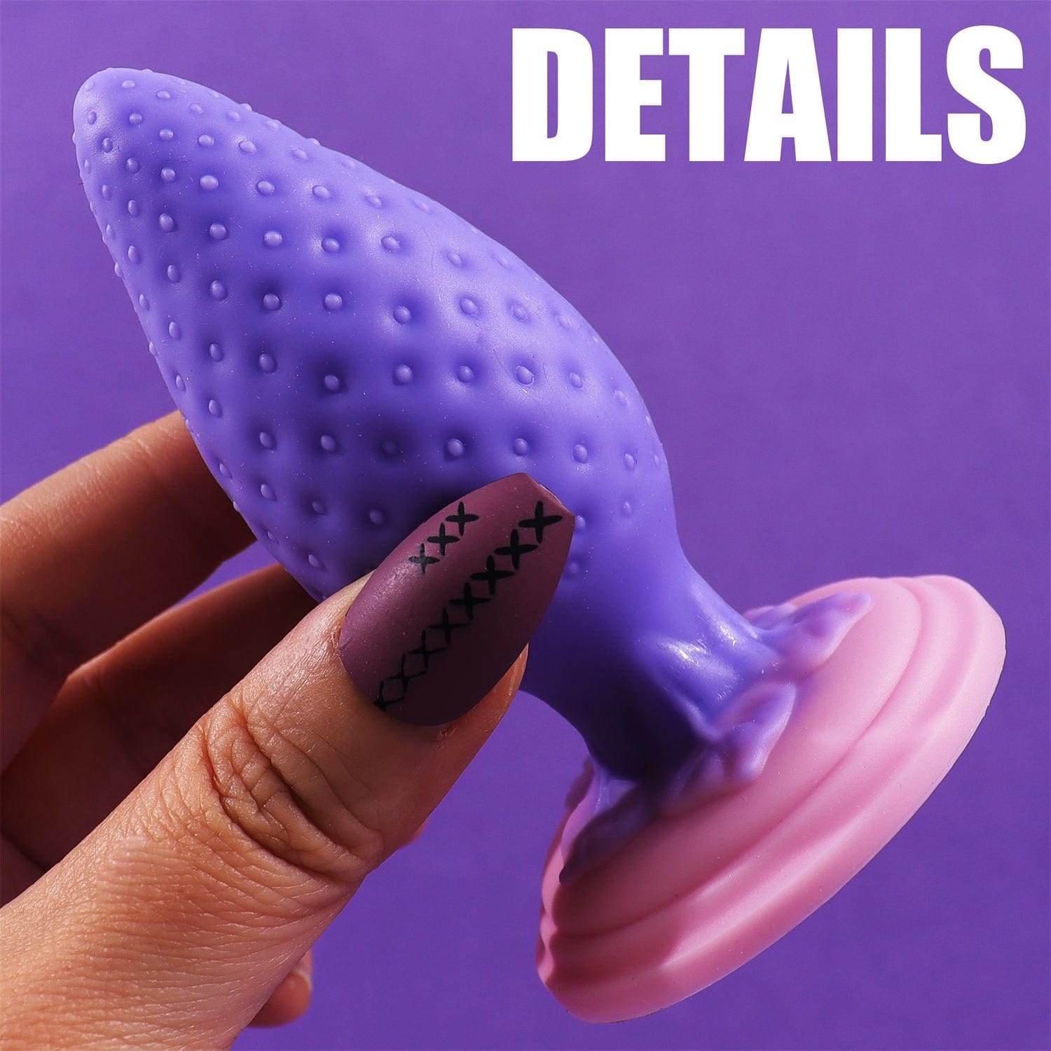 AIMITEX Strawberry Butt Plug Silicone Anal Sex Toy - Lurevibe