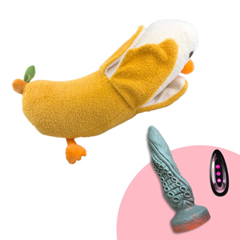 Plush Dildo Machine Thrusting Licking Dildo Machine Sex Toy With Remote Control - Lurevibe