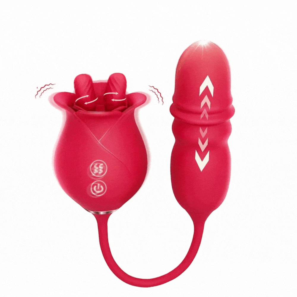Lurevibe - Rose Romeo Dual Tongue Rose Adult Toys Vibrators 10 Licking Lurevibe - Rose Romeo Dual Tongue Rose Adult Toys Vibrators 10 Licking