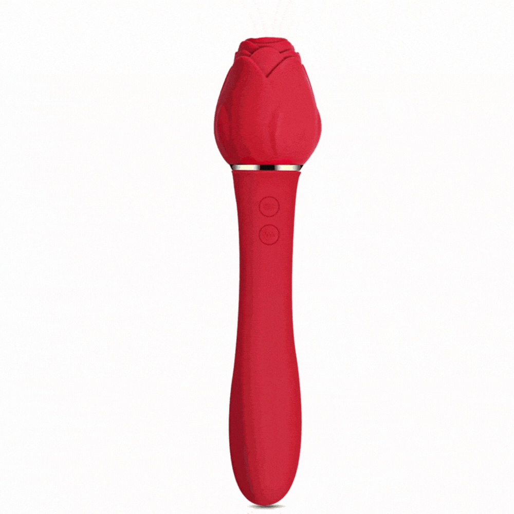 Lurevibe - Rose Sucking G Spot Vibrator Clit Sucker Nipple Dildo Rabbit - Lurevibe