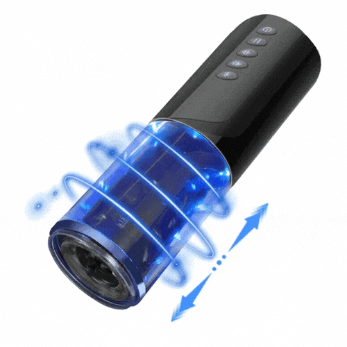 Lurevibe - Samurai 2.0-Automatic Telescopic And Rotating Masturbator - Lurevibe