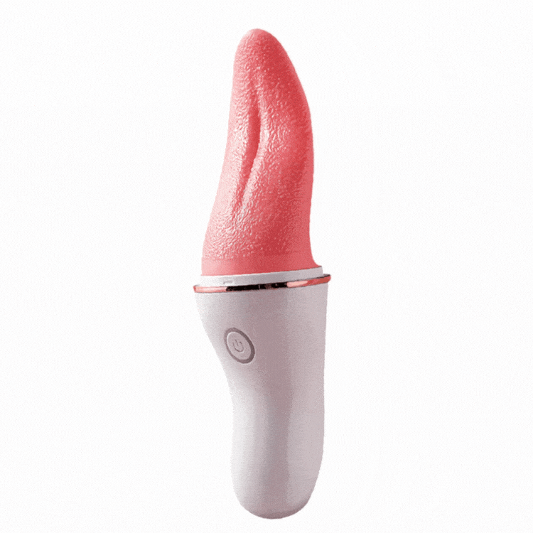 Lurevibe - Peach Licking Dance Step Tongue Licking Stick Honey Bean Vibrating Rod Female Masturbation - Lurevibe