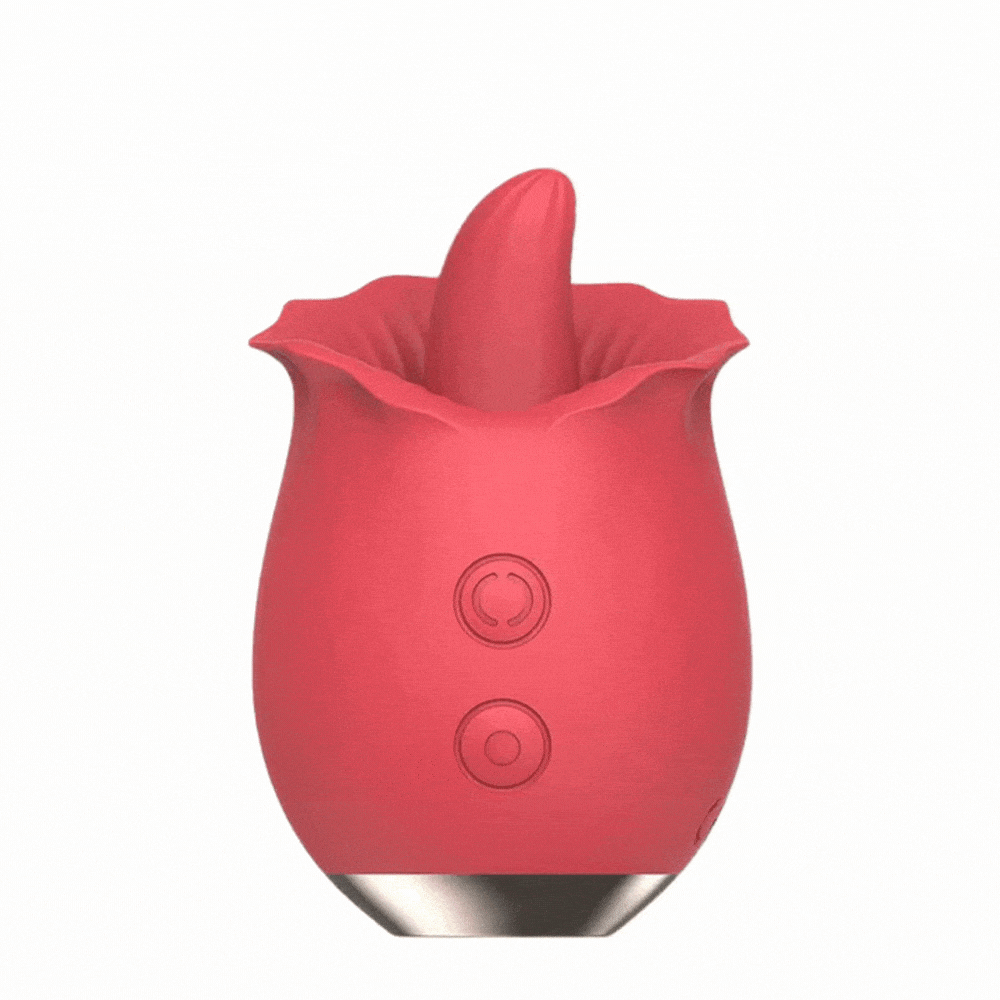 Lurevibe - Powerful Rose Toy Vibrator Tongue Licking Stimulator Lurevibe - Powerful Rose Toy Vibrator Tongue Licking Stimulator