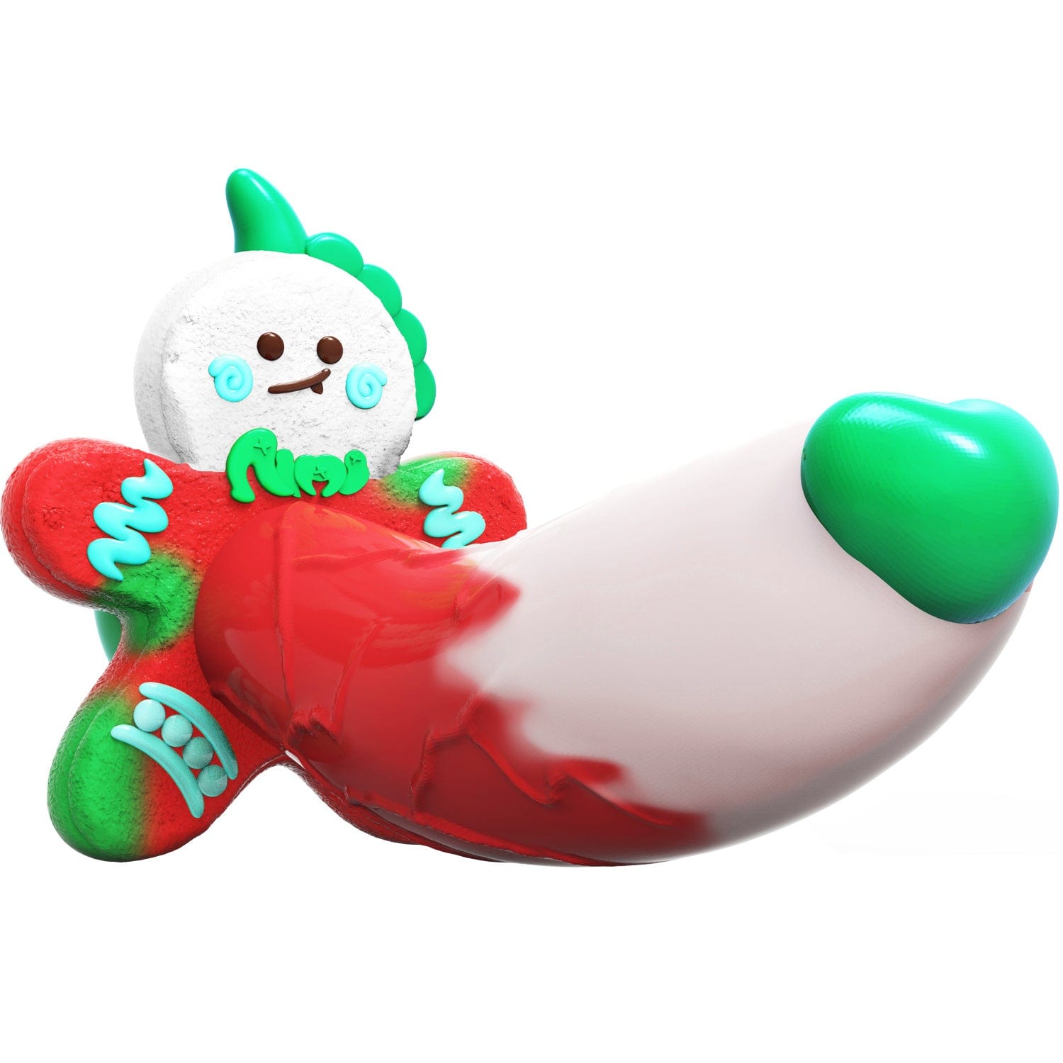 AIMITEX Lebkuchenmann-Dildo mit Saugnapf, manueller Masturbator Lurevibe AIMITEX Lebkuchenmann-Dildo mit Saugnapf, manueller Masturbator Lurevibe