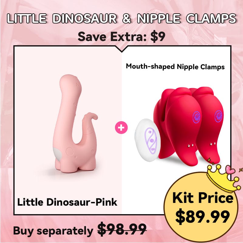 Little Dinosaur Sucking Heating Vibrator - Lurevibe