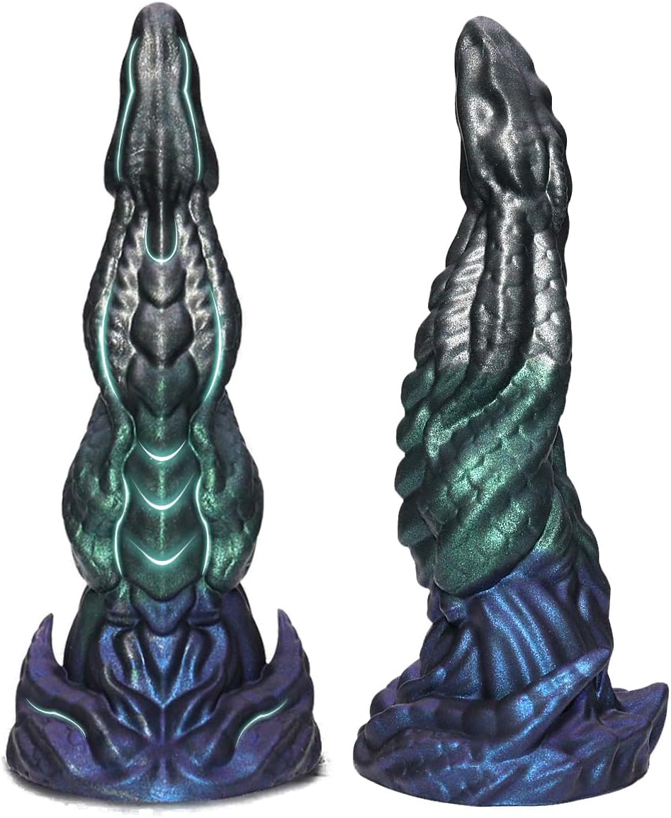 8.46In Dragon Dildo Knot Monster Huge Anal Dildo with Suction Cup - Lurevibe