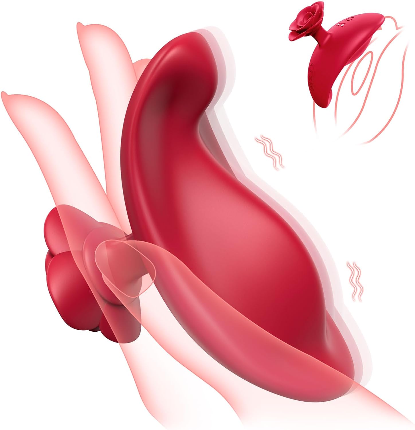 Rose Mini Bullet Finger Vibrators For Nipple Clitoral Stimulation - Lurevibe