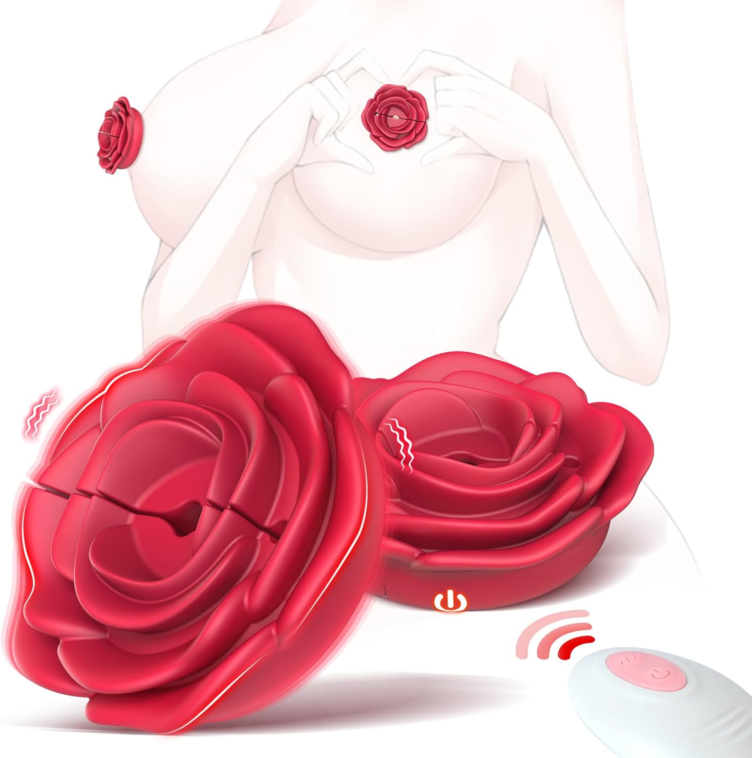 Rose Nippelklemmen Vibrator Sexspielzeug Fernbedienung Sexspielzeug Lurevibe Rose Nippelklemmen Vibrator Sexspielzeug Fernbedienung Sexspielzeug Lurevibe