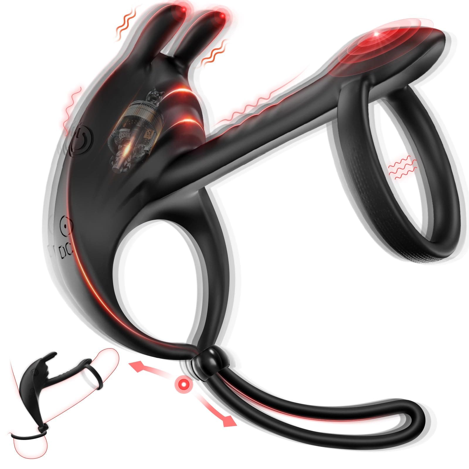 Lurevibe -Vibrating Cock Ring Penis Ring Penis Sleeve Sex Toys Lurevibe -Vibrating Cock Ring Penis Ring Penis Sleeve Sex Toys