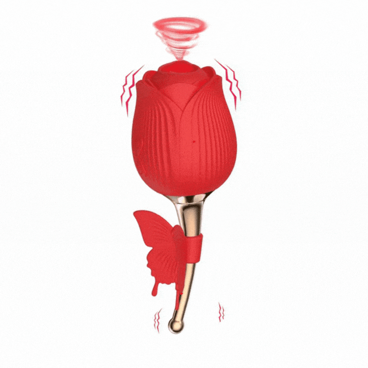 Lurevibe - Rose Shape Vaginal Vibrator Stimulation G-spot Sex Toy Lurevibe - Rose Shape Vaginal Vibrator Stimulation G-spot Sex Toy