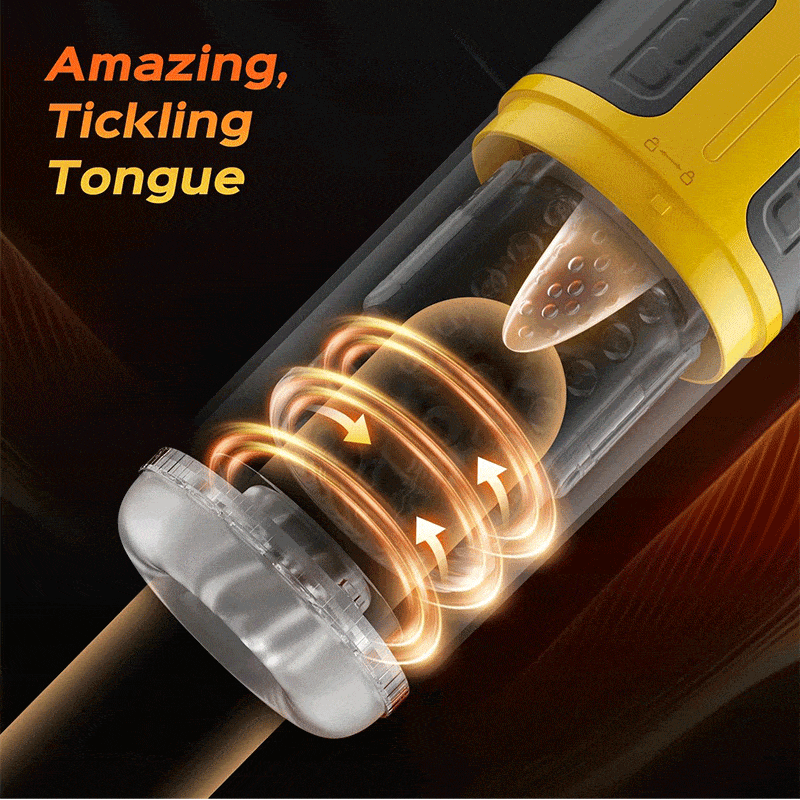 Dual Stimulation Thrusting and Rotating Vibrating Male Msturbation Toy - Lurevibe