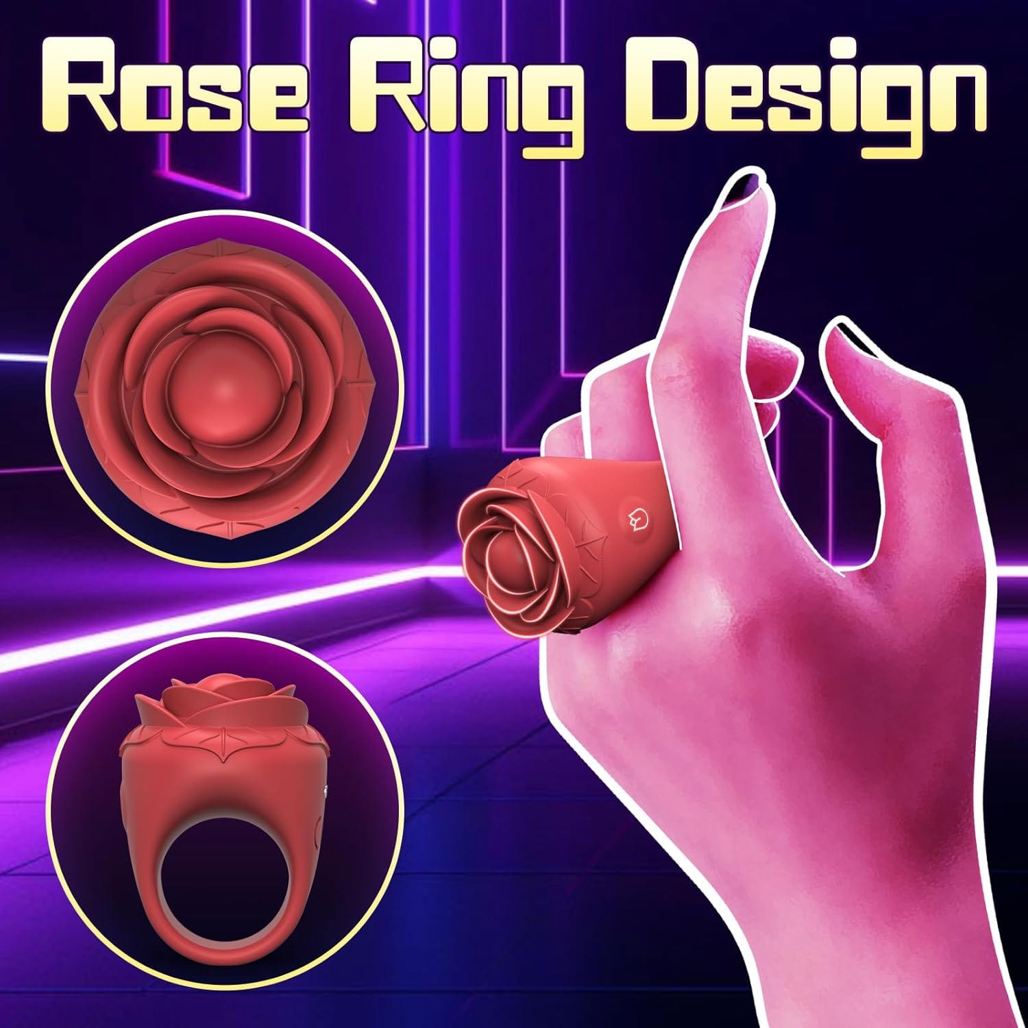 Rose Mini Vibrator Clitoral Nipple Stimulator for Couple flirting - Lurevibe