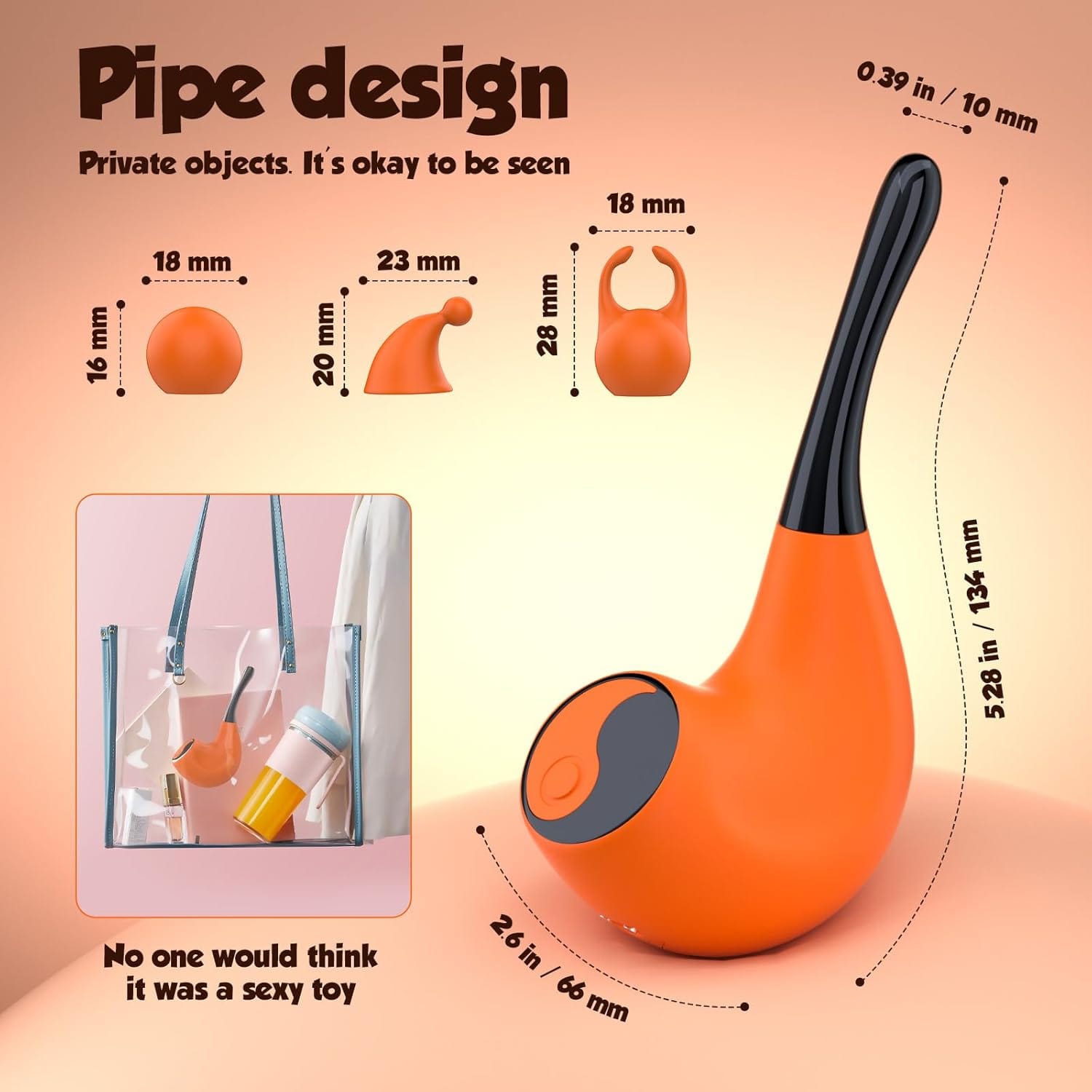 Pipe LED Screen Clit G-Spot Nipple Vibrator Sexual Pleasure Tool - Lurevibe