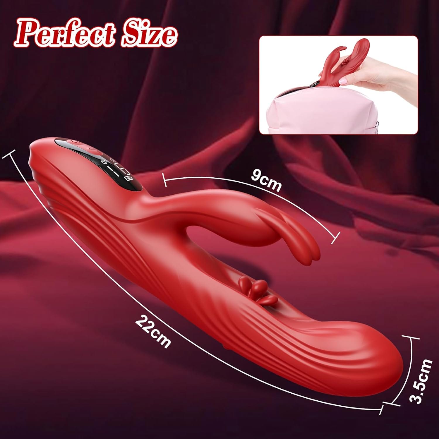 3 In 1 Rabbit Flapping G Spot Vibrator - Lurevibe