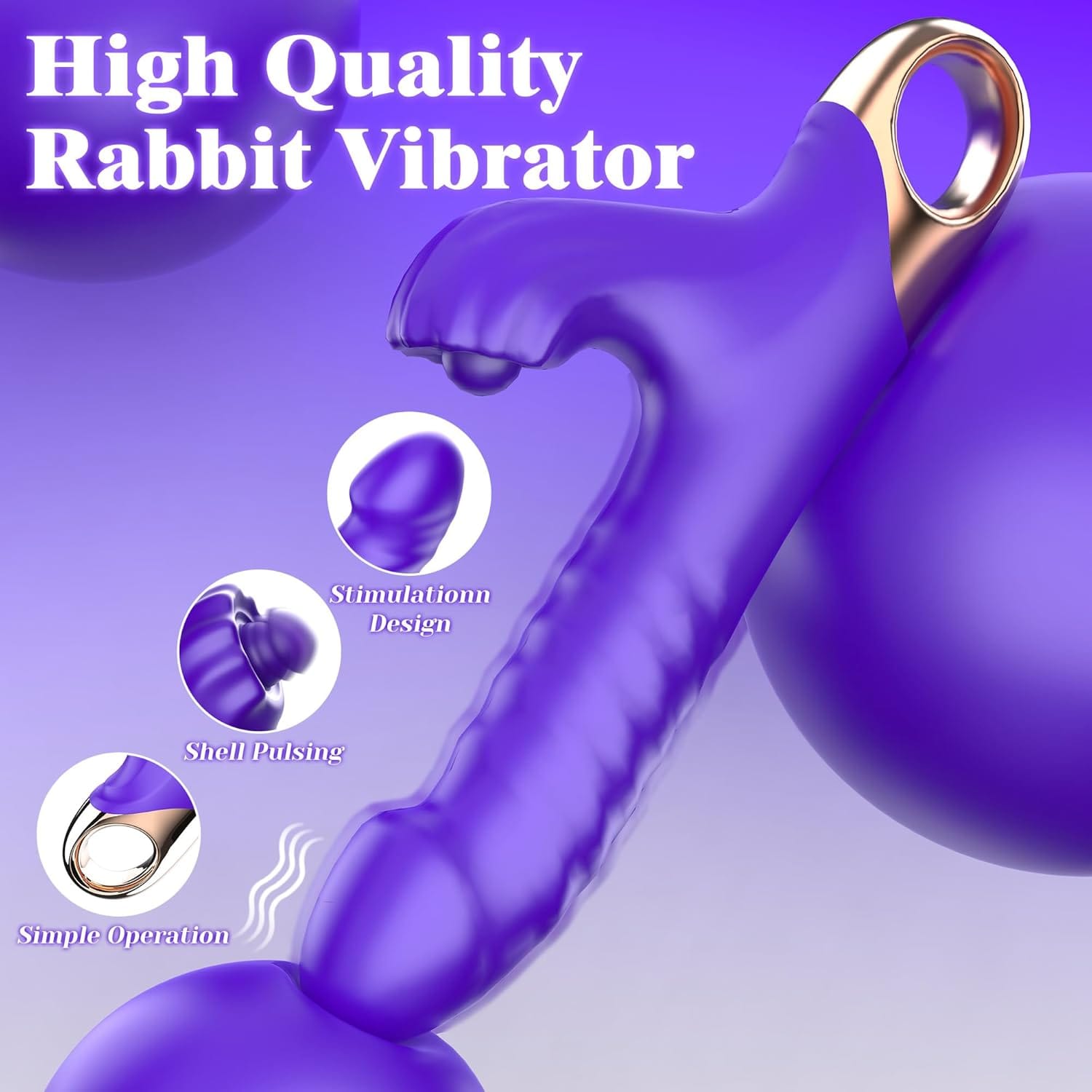APP-Controlled 9 Pulsing Thrusting Rabbit G Spot Vibrator - Lurevibe