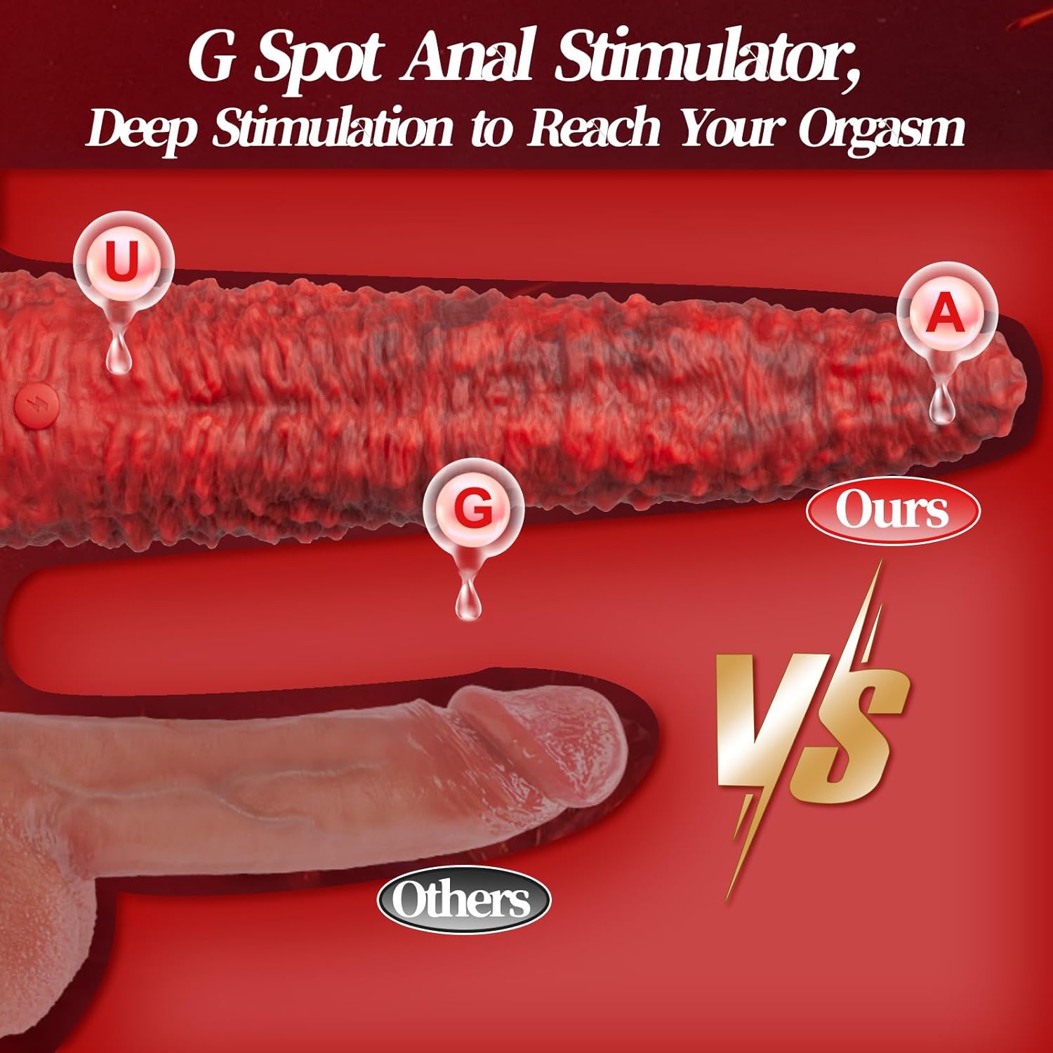 9.5-inch Realistic Monster Tongue Thrusting Dildo Vibrator With Remote Control - Lurevibe
