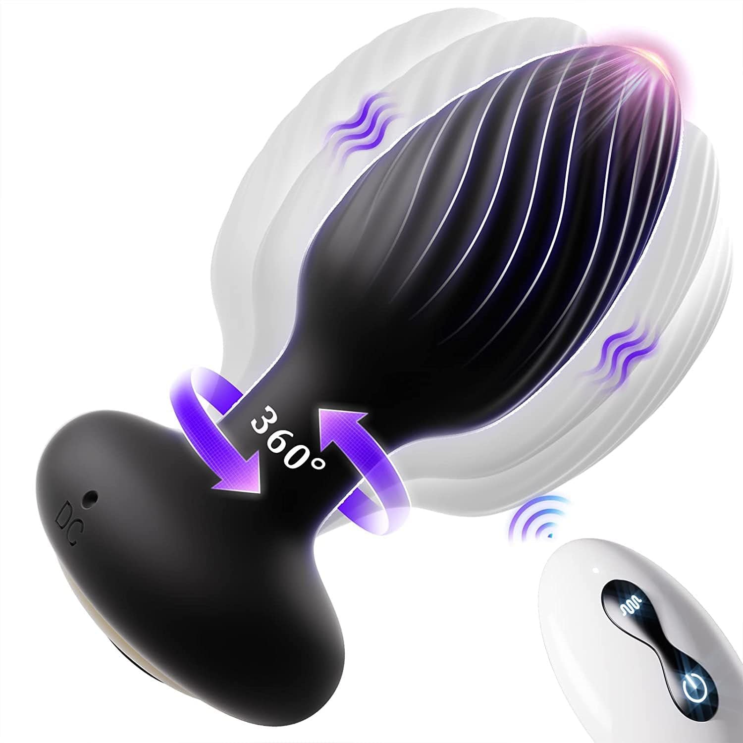Noah - Wireless Remote Control Rotating & Vibrating Male Prostate Massager - Lurevibe