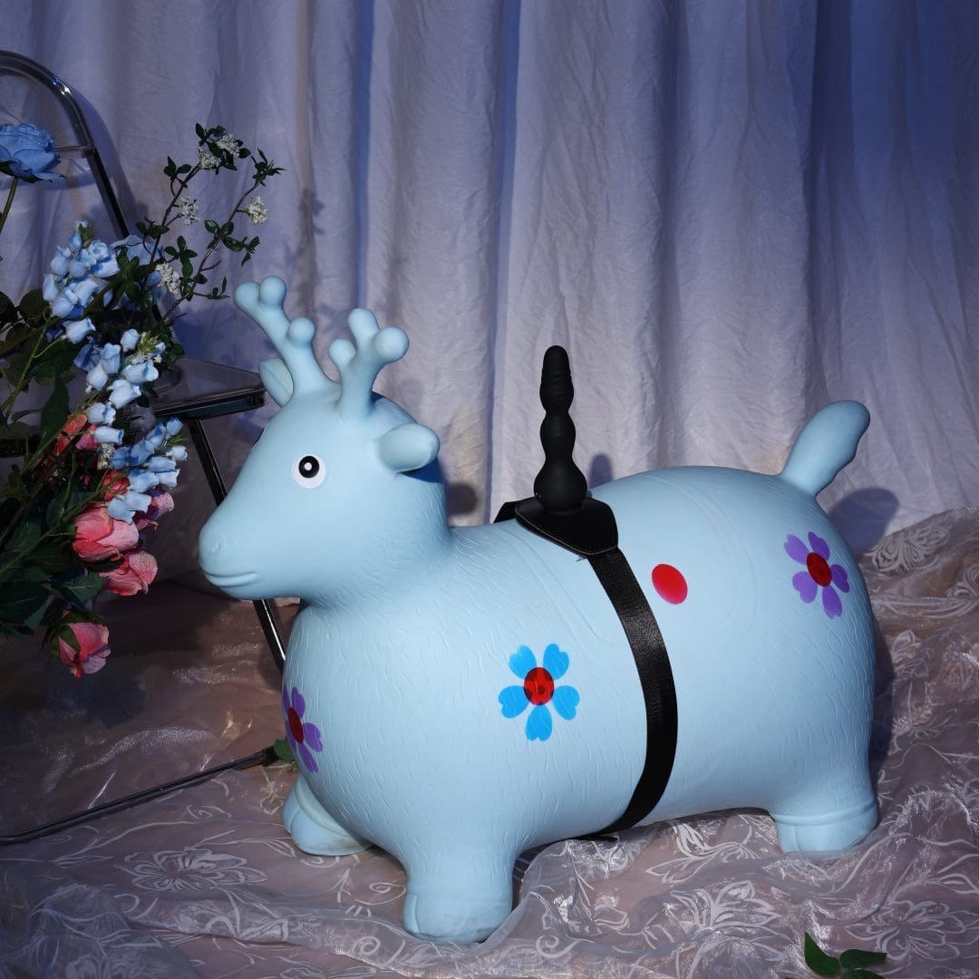 Inflatable Deer Mount Thrusting Dildo Machine - Lurevibe