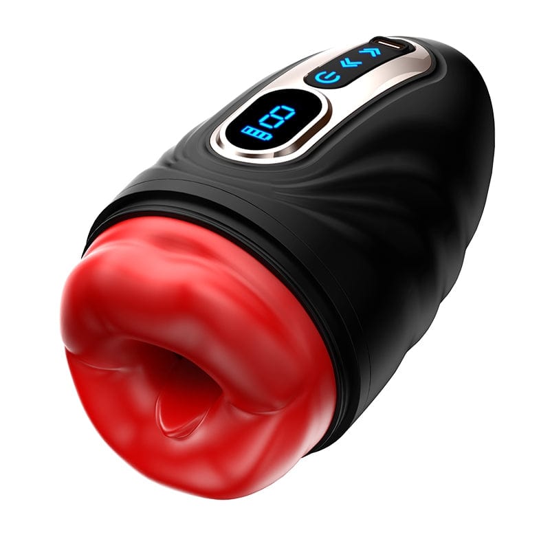Mouth-Wrapped Penis Trainer Vibrator with Heating Rod Lurevibe Mouth-Wrapped Penis Trainer Vibrator with Heating Rod Lurevibe