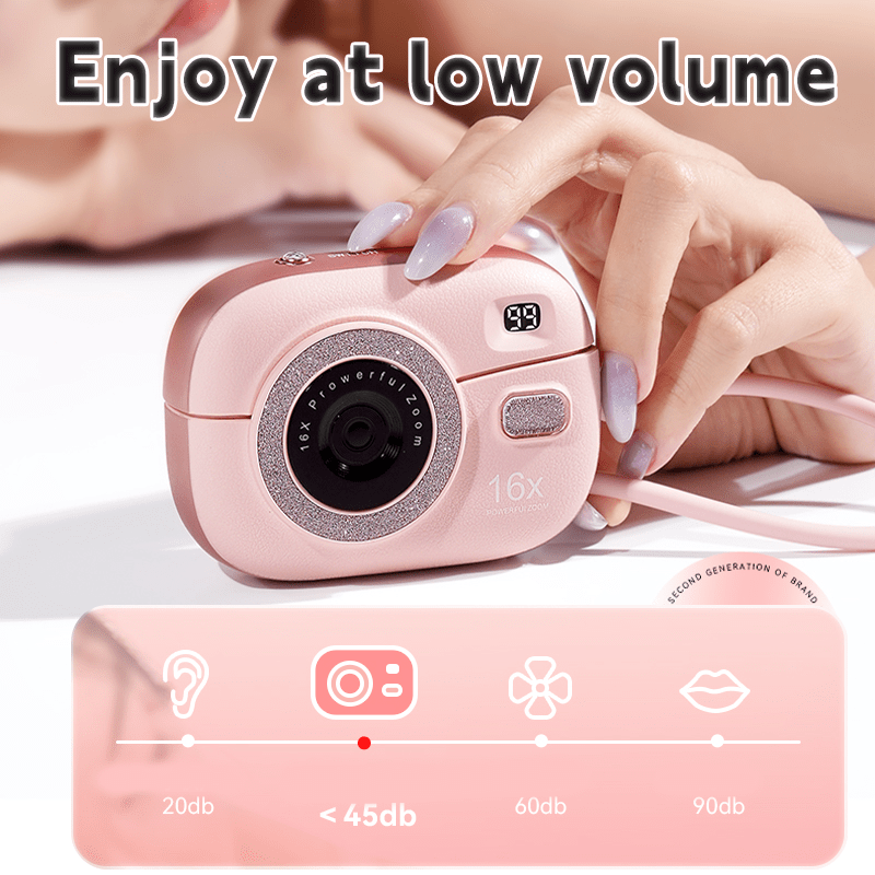 CCD Camera-shaped Split Clitoris Sucking & G-spot Vibrator