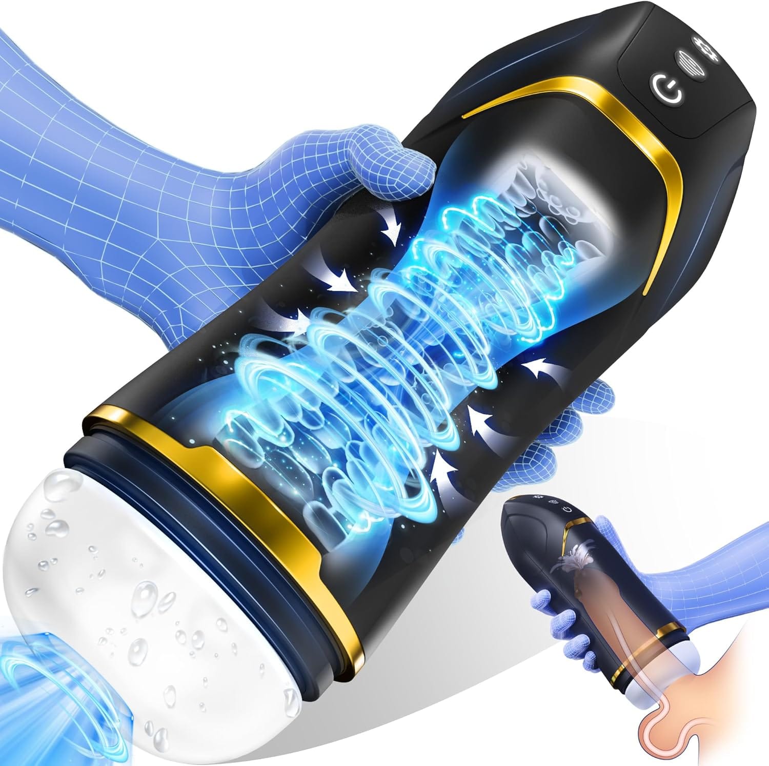 Auto 5 Sucking 10 Vibrating Male Masturbator Sex Toy Lurevibe Auto 5 Sucking 10 Vibrating Male Masturbator Sex Toy Lurevibe