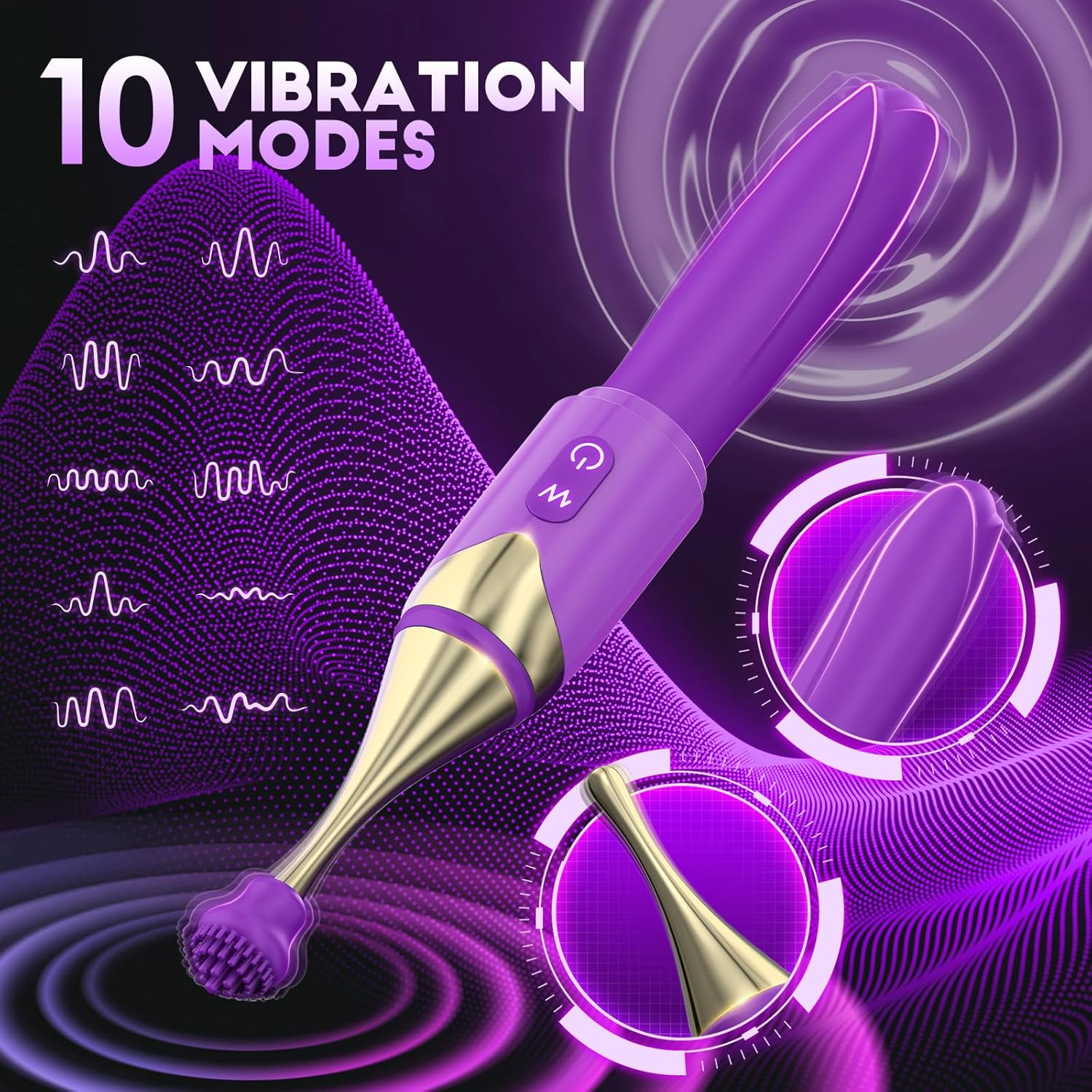 2 In 1 Mini Wand G Spot Vibrator - Lurevibe