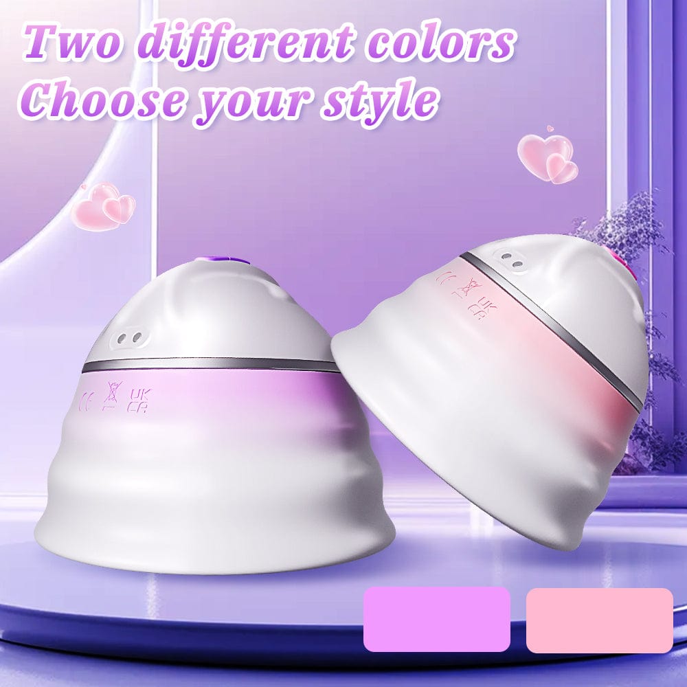 Angel 5 Vacuum Suction 10 Vibration Breast Massagers With Remote - Lurevibe