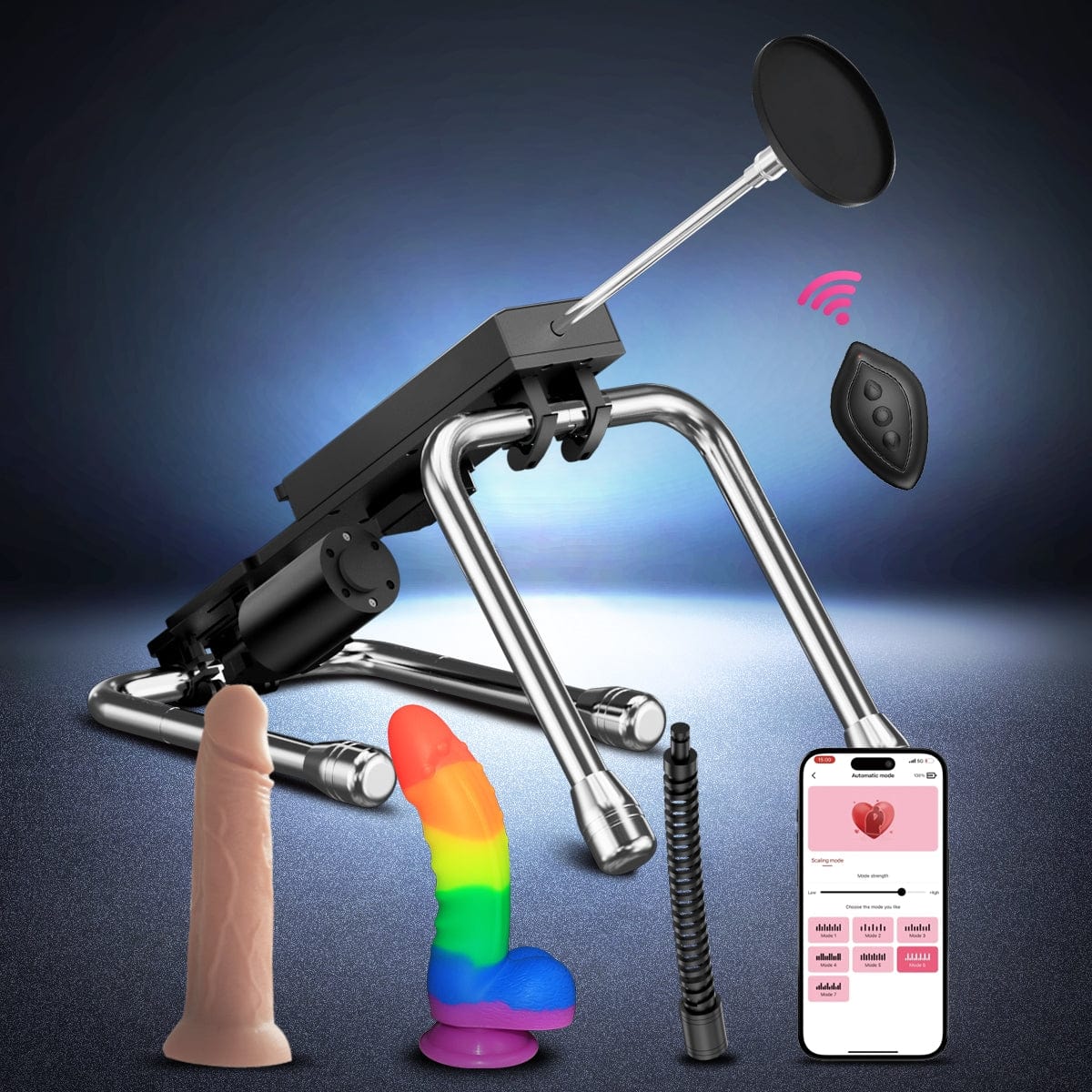 SHEYAY Electronic Dog Female Sex Machine Multiple Accessories - Lurevibe