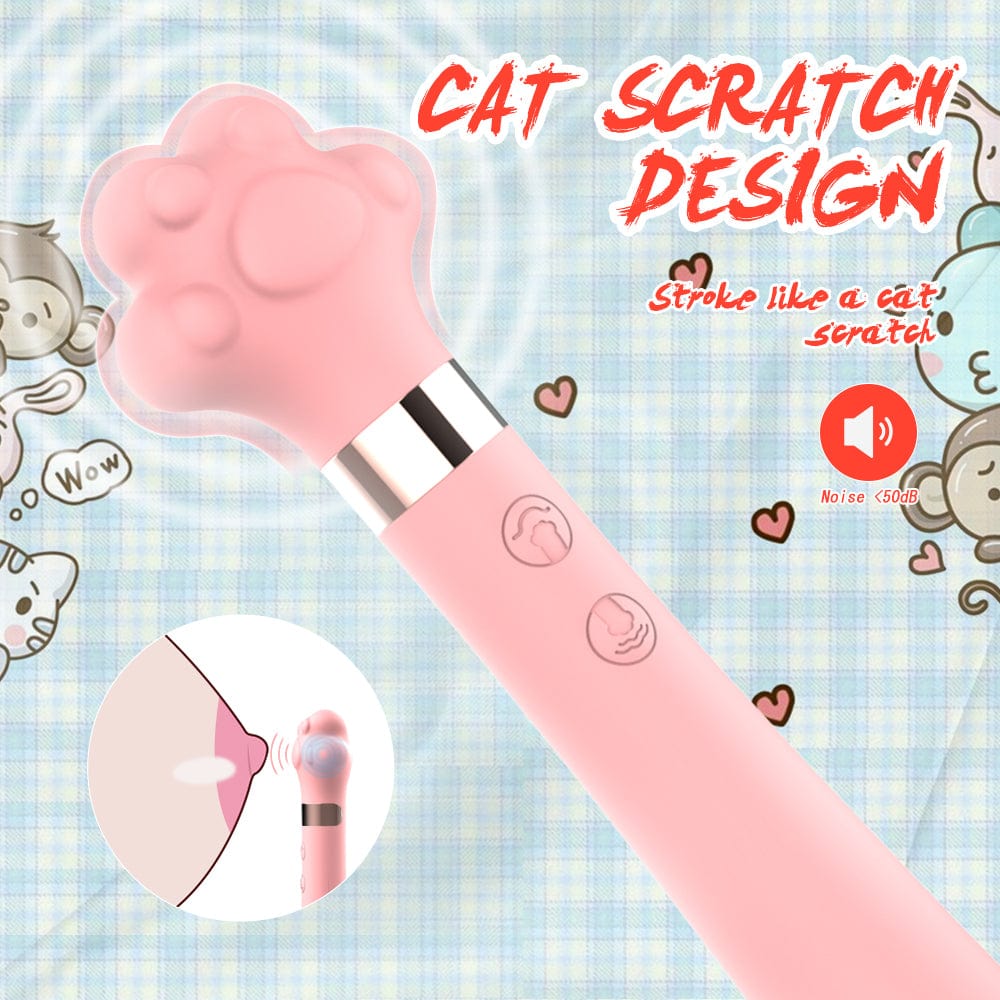 Cute Cat Paw 7 Flapping Clitoral G Spot Vibrator - Lurevibe