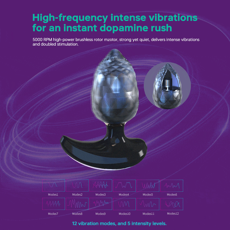 Tingon A1 Anal Luxury Massager Toy Butt Plug APP Control - Lurevibe