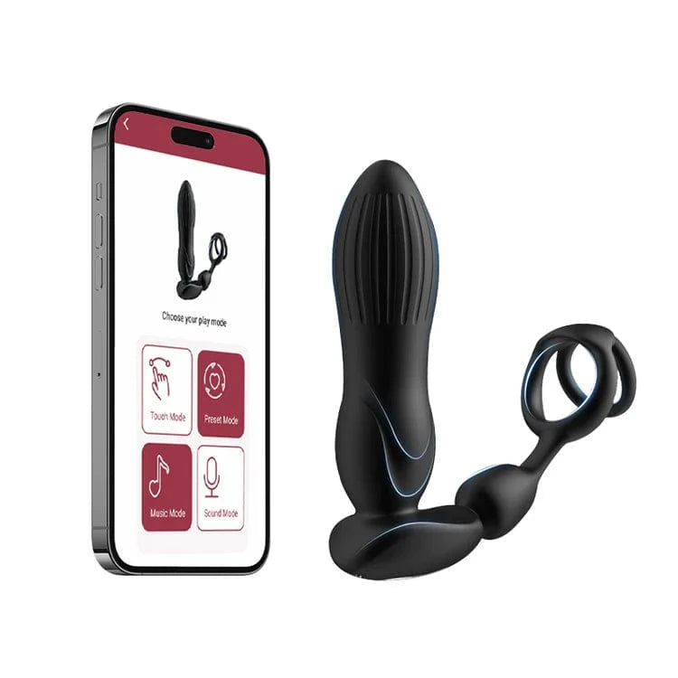 Starship Prostate Massager Vibrating Inflating Expanding Anal Toy Lurevibe Starship Prostate Massager Vibrating Inflating Expanding Anal Toy Lurevibe