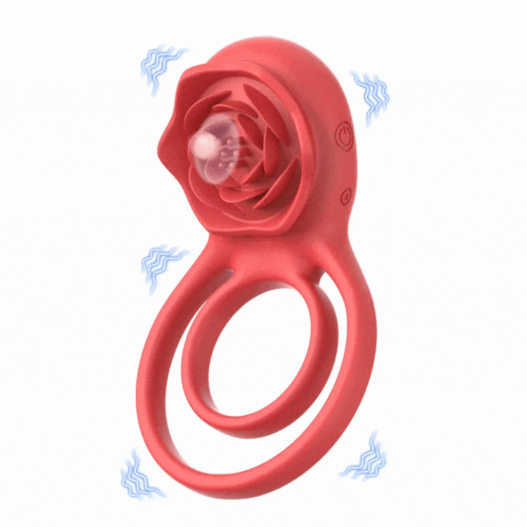 Rose Penisring-Vibrator und Klitorisstimulator Lurevibe Rose Penisring-Vibrator und Klitorisstimulator Lurevibe